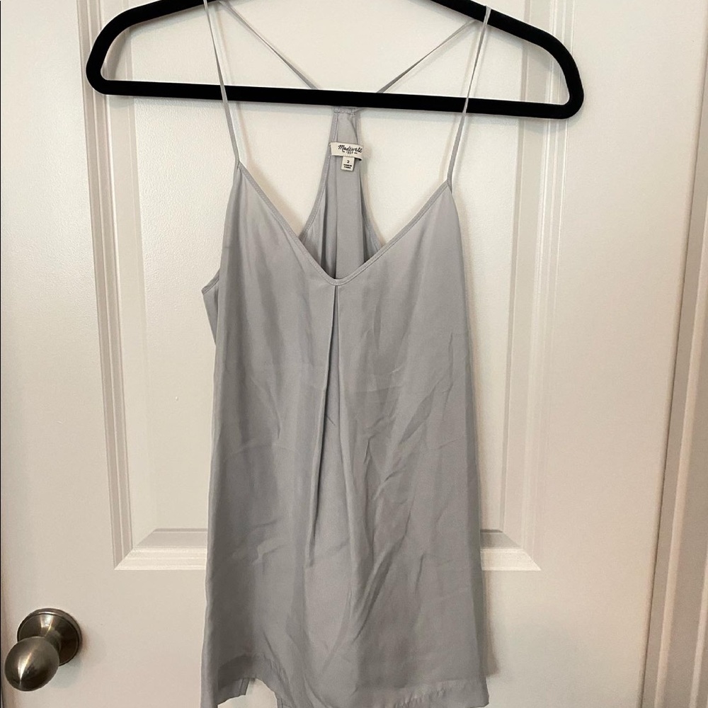 MADEWELL RACERBACK 100% SILK TANK WORN ONCE
